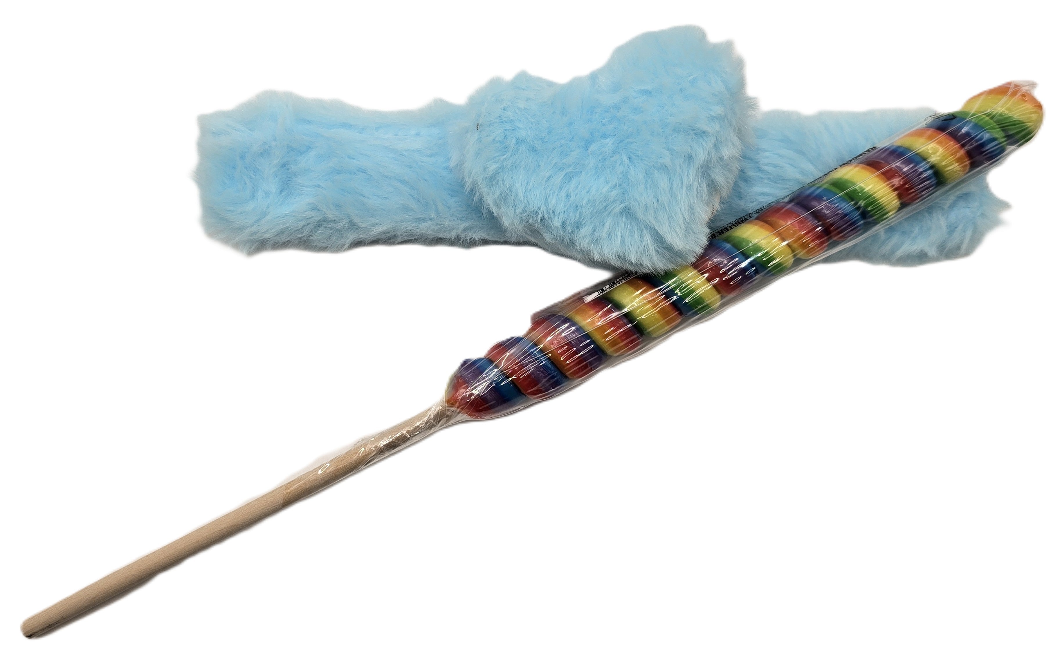 Rainbow Twist Lollipop with Slap Bracelet
