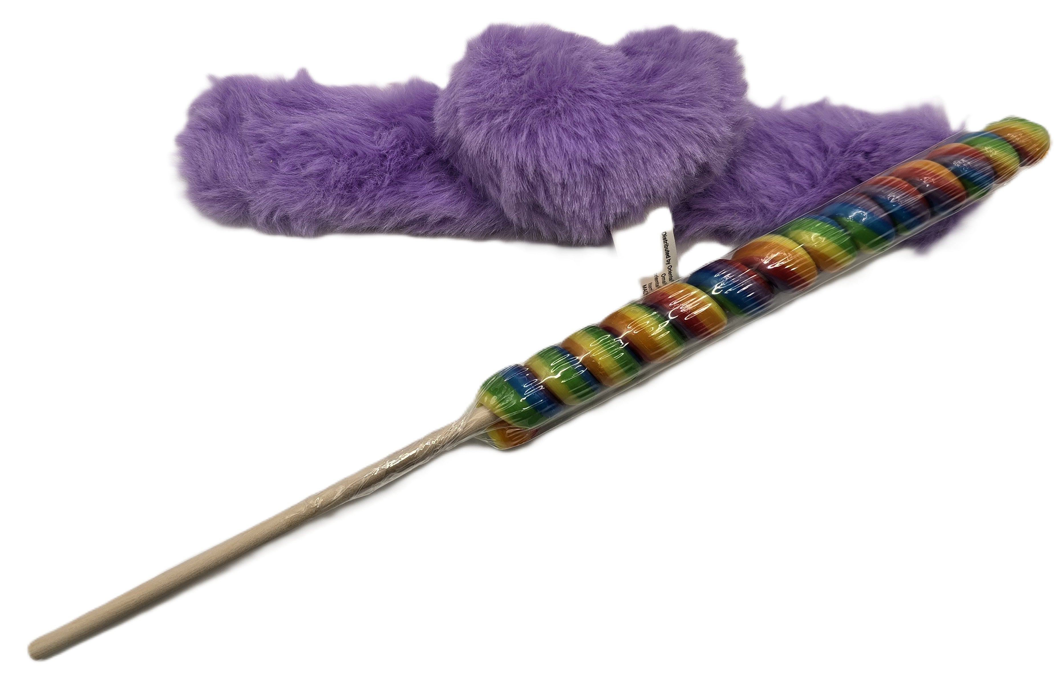 Rainbow Twist Lollipop with Slap Bracelet
